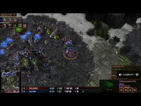 Jaedong's crazy muta split   Jaedong vs Vortix