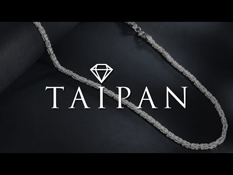 Taipan 3mm Königskette vierkant versch. Längen aus 925 Sterling Silber