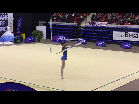 Loïna Nys ruban - Nat A 14/15 ans - France Besançon 2018