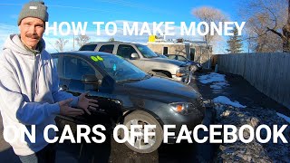 How to make money flipping cars off Facebook Marketplace | Our step by step process!