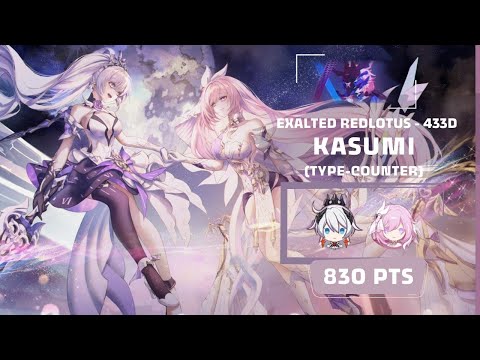 Honkai Impact 3: Exalted RL Kasumi - Type-Counter (433D) 830 pts - HoF [S1]/HoH [S0] Sirin 3*/Ely 2*