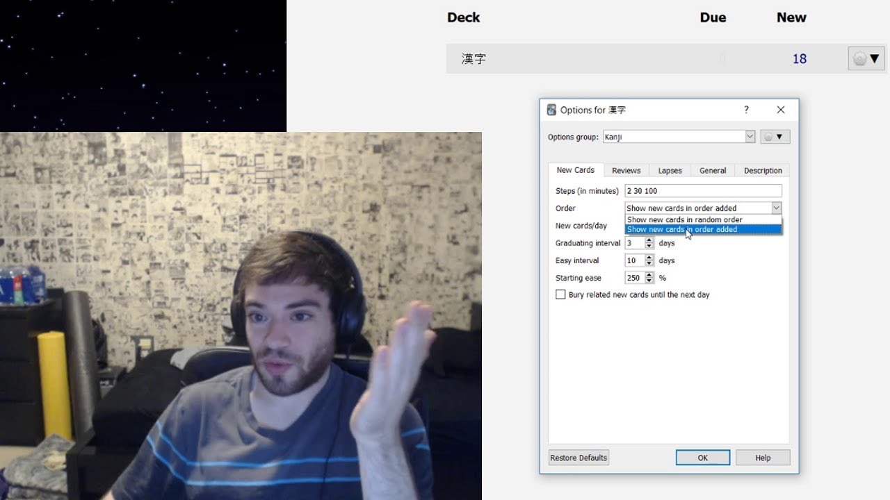 Anki Tutorial | Deck Options and Anki's Algorithm