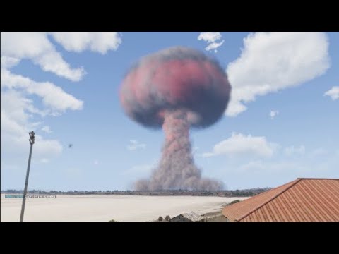 3 TACTICAL NUKES DROPPED ON TEST RANGE! - Arma 3