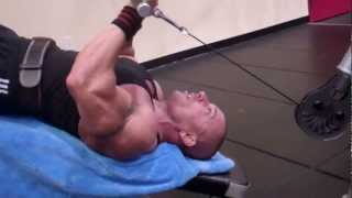 decline cable skull crusher exercise video thumbnail