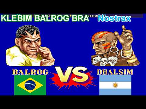 Street Fighter II': Champion Edition - KLEBIM BALROG BRA vs Nostrax FT5 X3