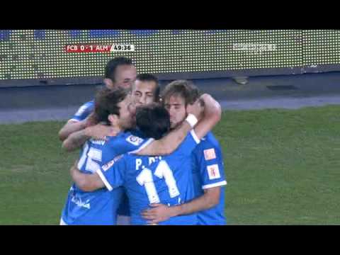 31 Jornada. FC Barcelona 3 - 1 Almeria .Corona Goal 0 - 1