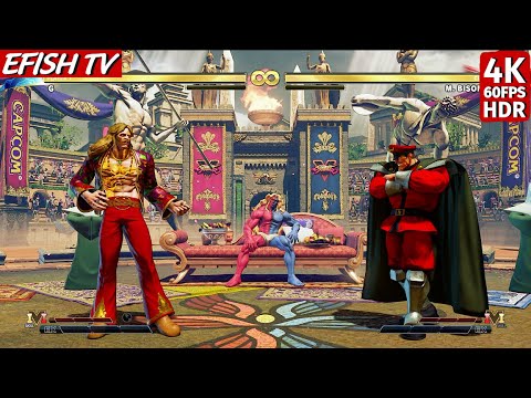 G vs M. Bison (Hardest AI) - Street Fighter V | 4K 60FPS HDR