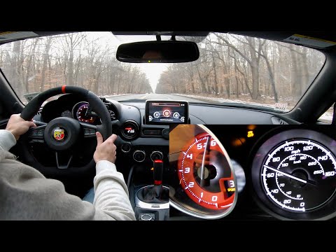 Fiat 124 Spider Abarth WOT Pulls | Eurocompulsion Phase 3 1446+ Turbo