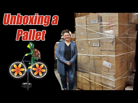 Unboxing a pallet with a Biking Turtle Check out what other treasures we find -  Hookedonpickin.com