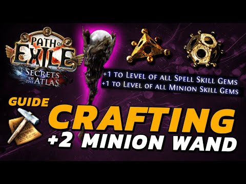 How to Craft the META +2 MINION WAND! - PoE 1 Guide