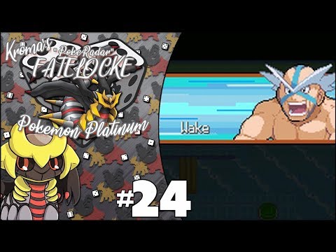 Pokémon Platinum "PokéRadar" FateLocke, Part 24 - Crunch Time! [VS. CRASHER WAKE]