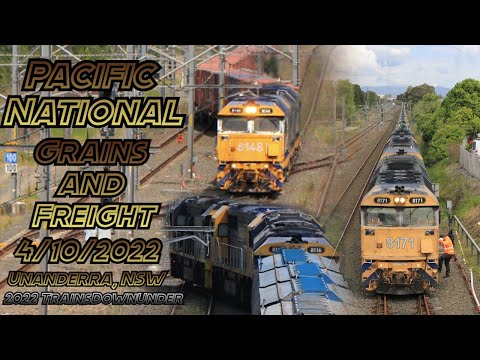 Pacific National Grains And Freight! | Unanderra, NSW | 4/10/2022