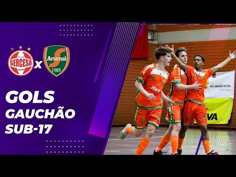Gols: Sercesa 1x4 Arsenal - Gauchão Sub-17 de Futsal 