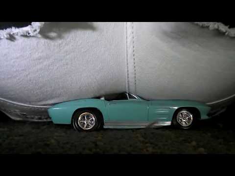 'Sissy Boy' Butt Crushing a corvette model (under Butt & Shoes)