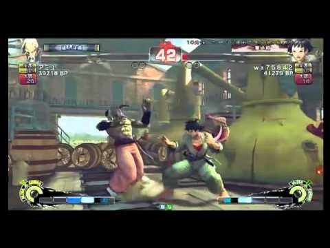 SSF4 AE: Amiyu (Gen) vs Haitani (Makoto) - wa75842 (Highest ranked Gen in Japan)