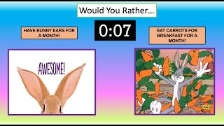 Would You Rather Easter Fun... This or That - Brain Break, PE Warm Up