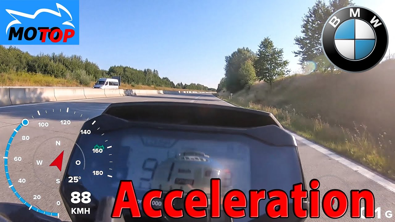 BMW G310R (2022) - ACCELERATION - GPS measured