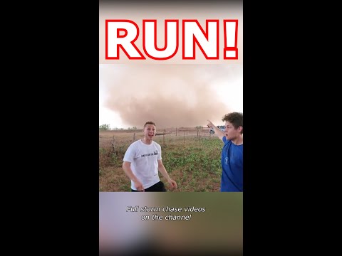 Tornado Coming At Us (Texas Tornado Chase) #tornado #tornadooutbreak #storm