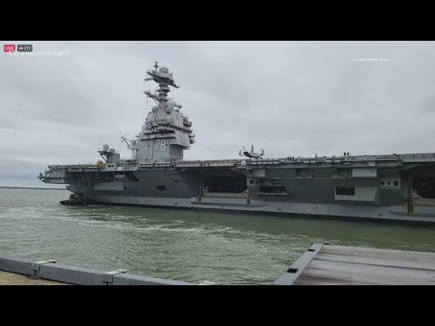 Ford Carrier Strike Group arrives in the Eastern Mediterranean
