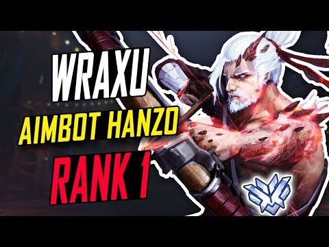 WORLD RANK #1 HANZO WRAXU! HE'S INSANE!! [ OVERWATCH SEASON 6 ]