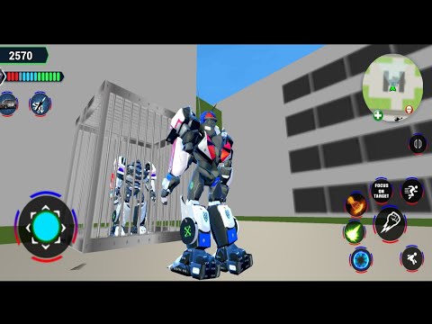 Police Prado Robot Car Crime City * Android Gameplay