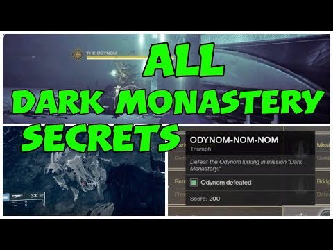 Dark Monastery Ahamkara bones location & All secrets ODYNOM Destiny 2 quest Video