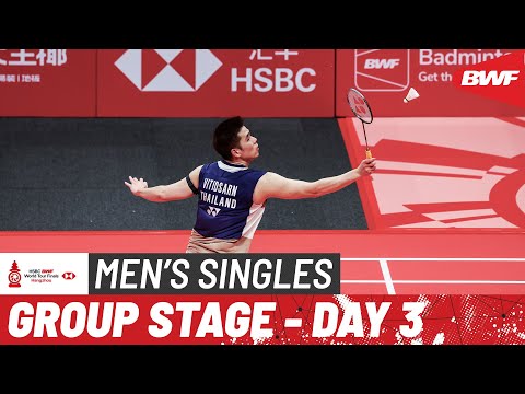 HSBC BWF World Tour Finals 2025 | Kunlavut Vitidsarn (THA) [1] v Anders Antonsen (DEN) [4] | Group A