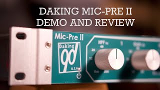 Video thumbnail for Daking Mic Pre-II Demo and Review by Alec Brits