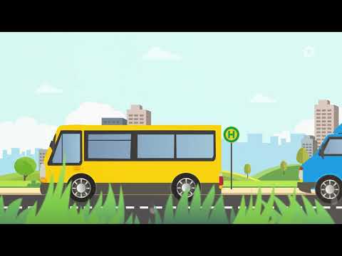 Hat ein Bus an der Haltestelle Vorfahrt?