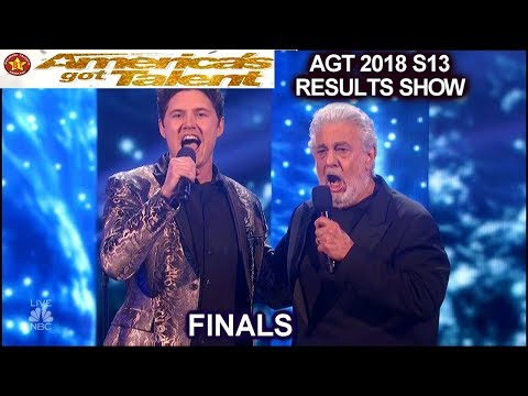 Placido Domingo and Daniel Emmet Duet | Finale America's Got Talent AGT