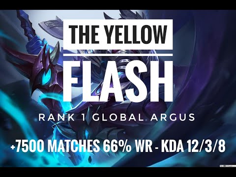 my last game season 25 top 1 global Argus K.D.A 12,3,8 by the yellow flash 🔥🔥