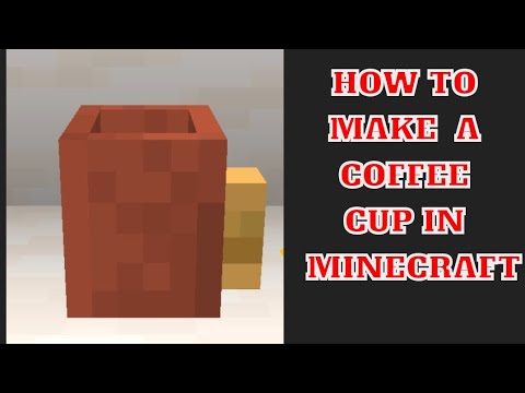 EPIC Minecraft Coffee Cup Tutorial!
