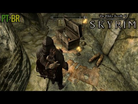 SKYRIM PT-BR | Missão Secundária: O TESOURO SECRETO EM ANGARVUNDE! (PS4 1080p)