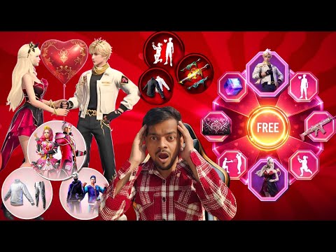 How To Get Free Bundle Free Fire Valentines Event 😍🎁 | Free Fire Valentines Mystery Shop Event ♥️ 