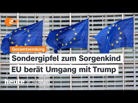 heute journal vom 22.01.2026 EU-Sondergipfel, Trumps “Friedensrat“, KI als Wirtschaftsfaktor