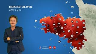 Illustration de l'actualité La météo de votre mercredi 8 avril 2026