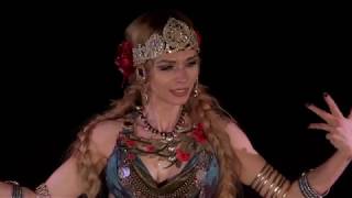 Indian Tribal Fusion. Танец Агапии Савицкой, выступления в разных местах Москвы в одном ролике. 2018
