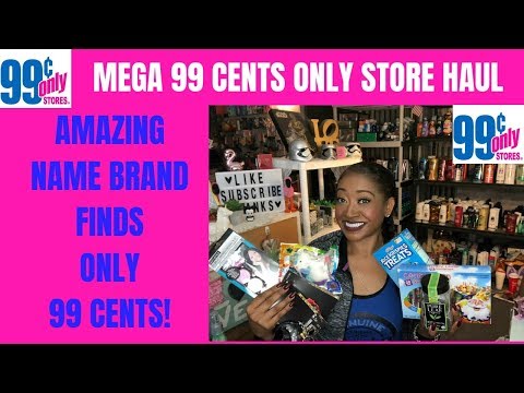 MEGA 99 CENTS ONLY STORE HAUL~TONS OF NAME BRAND FIND FOR 99 CENTS OR LESS! MUST SEE 😮 Video