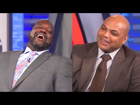 Every Charles Barkley makes Shaq Laugh MOMENTS