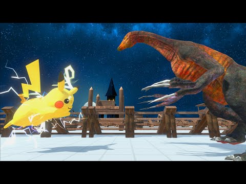 Pikachu Vs All Unit On Deathrun - Animal Revolt Battle Simulator