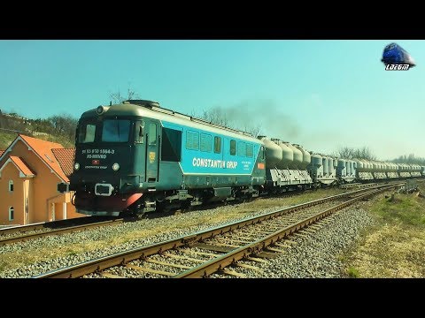 Fluieroasa 60-1564-3 Whistle Loko & Marfar MMV Rail Freight Train in Oradea - 18 March 2020