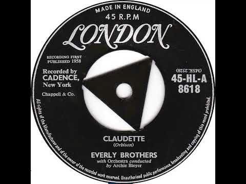 UK New Entry 1958 (84) Everly Brothers - Claudette
