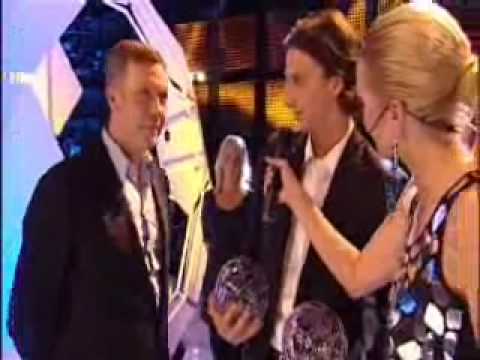 Zlatan tar emot pristet "Årets forward"