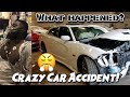 I got into a car accident !!