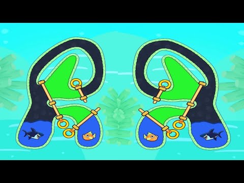 save the fish game pull the pin/save fish game/level 4296 level to 4222 level #fishdom @HAYAT GAMERZ