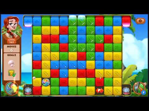 Lost Island Blast Adventure Level 707 - NO BOOSTERS 🏝️ | SKILLGAMING ✔️