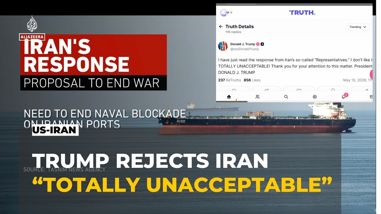 Trump rejects Iran proposal as nuclear and Strait of Hormuz tensions grow.