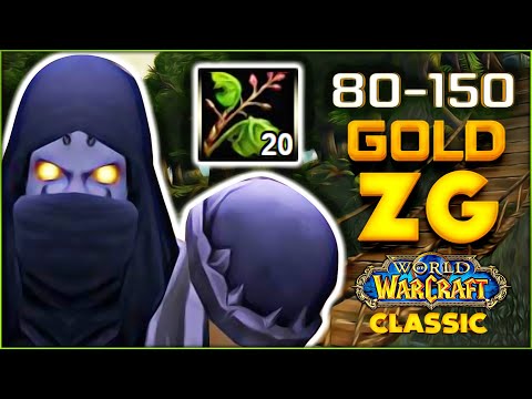 Classic WoW Herb ZG Farm - Hunter/Rogue/Druid - Rags to Riches