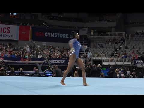 Kaylen Morgan - Floor Exercise - 2021 U.S. Gymnastics Championships - Senior Women Day 1