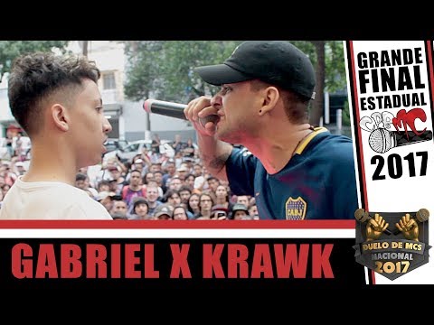 🎤GABRIEL X KRAWK | FINAL | #CPBMC2017 | SELETIVA SP DUELO DE MCS NACIONAL| CPBMC🎤